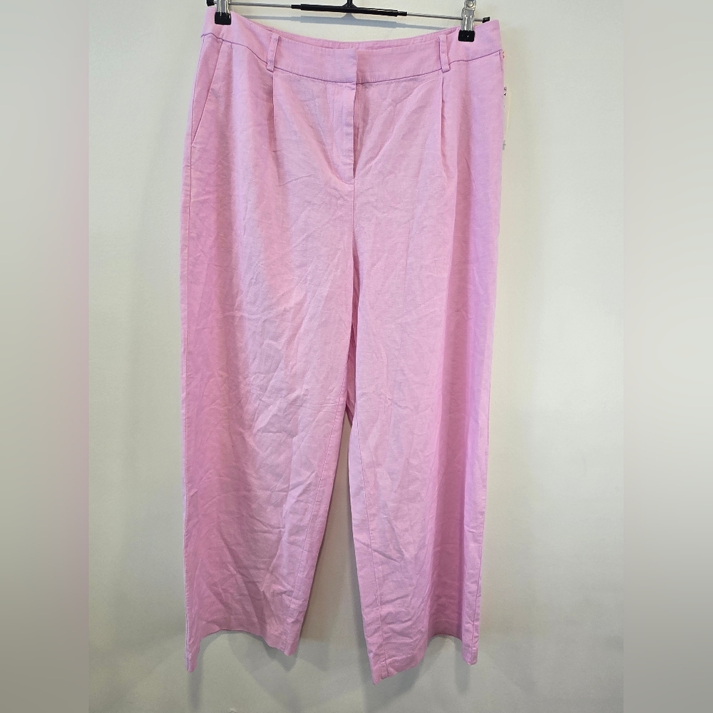 Open Edit Elegant Pink Women's Trousers Size 14 Nwt